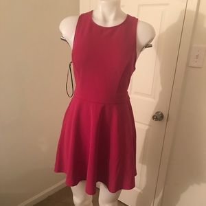 💖Hot pink forever 21 flowy dress